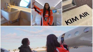 Kim Kardashian's Rs 1,172 Crore Cashmere-Covered Private Plane- See Luxurious Pics