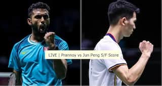 Highlights HS Prannoy vs Zhao Jun Peng S/F Score, Indonesia Open: Zhao Storms Into Final, Beats Prannoy 21-16, 21-15