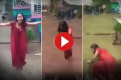 Viral Video: Girl Slips While Dancing In Rain On Cham Cham Cham Song, Netizens Say LOL Didi