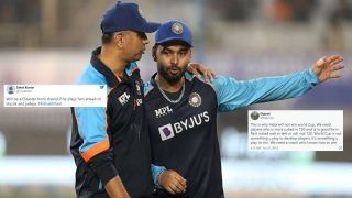Rahul Dravid's Statement on Rishabh Pant's T20 World Cup Chances Leaves Twitter Unhappy