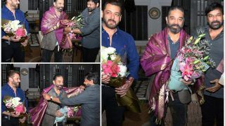 Salman Khan Joins Kamal Haasan, Chiranjeevi For Success Party Of Vikram, Fans Go Gaga Over Trio's Viral Photos