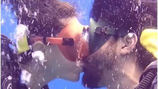 Farhan Akhtar-Shibani Dandekar Lock Lips Underwater In Maldives, Video Viral