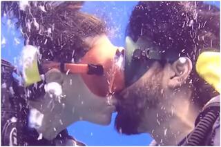 Farhan Akhtar-Shibani Dandekar Lock Lips Underwater In Maldives, Video Viral