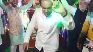 महाराष्ट्र में जारी सियासी संग्राम के बीच शिव सेना विधायक का डांस VIDEO वायरल, अमिताभ के गाने पर यूं लगाए ठुमके