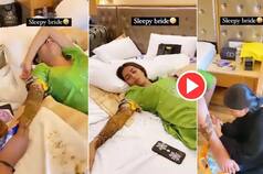 Viral Video: Bride Sleeps As Artists Apply Mehendi On Her Arms and Legs. Watch