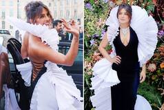 Priyanka Chopra Is a Parisian Queen in Her Bold Black Gown With Heavily Plunging Bodice-See Hot Pics