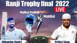 MP vs MUM, Ranji Trophy 2022 Final Day 2 Highlights Scorecard: Dubey, Shubham Rebuild After Mantri's Departure
