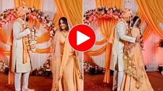 Bride Groom Video: जयमाला के दौरान दुल्हन की हरकत पर चिढ़ गया दूल्हा, फिर जो किया सोच भी नहीं सकते- देखें वीडियो