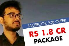 3 Job Offers,    1.8 Cr Package: Meet JU Student Set To Join Facebook After Rejecting Amazon, Google