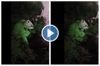 Bengaluru Traffic Officer Cleans Clogged Drain With His Own Hands, Internet Calls Him A Hero | Watch