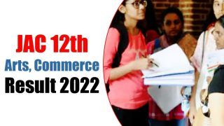 JAC 12th Result 2022 Declared: Check Jharkhand Class 12 Results For Arts, Commerce At jacresults.com