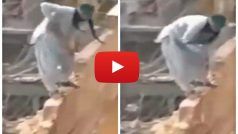 Viral Video Today: जिस दीवार पर खड़ा था उसी पर हथौड़ा चलाने लगा शख्स, देखते ही हिल गए लोग- देखें वीडियो