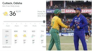 IND vs SA 2nd T20I, Cuttack Weather Forecast Highlights: Toss Scheduled at 6:30 PM IST