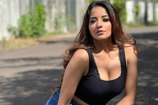 Monalisa Trends Big After Burning The Internet With Black Plunging Neckline Crop Top With Denims     PICS