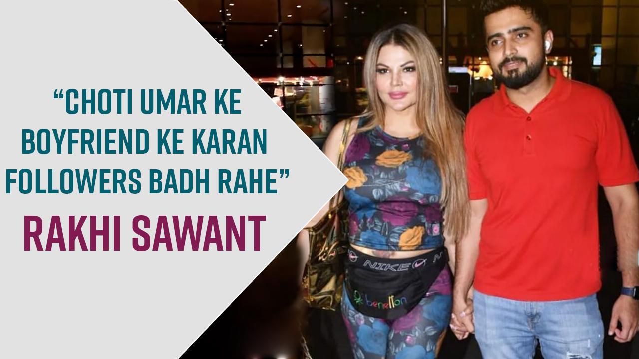 Xnxx Tv Rakhie Sawant Xxx - Rakhi Sawant Along With Boyfriend Adil Khan Durrani Snapped At Airport,  Says Choti Umar Ke Boyfriend Ke Karan Followers Badh Rahe
