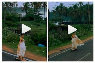 Instagram Influencer Glides On a Skate Board Wearing a Saree, 'Too Cool' Says The Internet | Watch