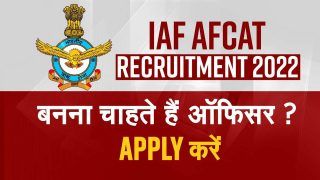 IAF AFCAT Recruitment 2022: बनना चाहते हैं ऑफिसर? ऐसे Apply करें, जानें महत्वपूर्ण तिथियां, योग्यता मापदंड
