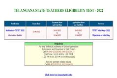 TS TET Result 2022 to be Released Soon; Here's How to Download at tstet.cgg.gov.in