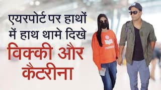 कैटरीना और विक्की एयरपोर्ट पर आए रोमांटिक अंदाज में नजर, मालदीव के लिए रवाना हुआ कपल। Watch Video