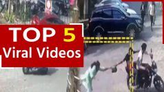Viral Video: बाइक सवार बदमाशों ने महिला के गले से छीनी चेन, देखें वीडियो