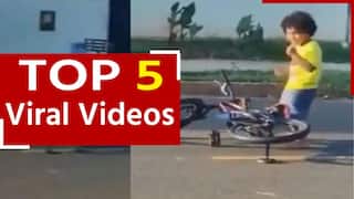 Viral Video: साइकिल से गिरने के बाद रोने के बजाए 'नाचने' लगा बच्चा, गम में भी ढूंढ ली खुशी, देखें वीडियो