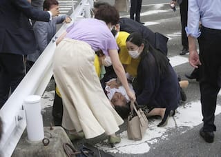 Videos Capture Moment When Shinzo Abe Was Shot at