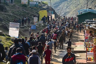 Amarnath Yatra Resumes After Day's Suspension Due To Bad Weather