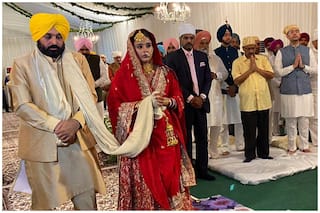 Bhagwant Mann Wedding Today: पंजाब के सीएम भगवंत मान ने की गुरप्रीत से शादी, पिता की रस्में निभाईं सीएम केजरीवाल ने