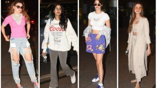 Airport Spotting: Janhvi Kapoor, Disha Patani Keep It Casual, Urvashi Rautela, Tara Sutaria Stun In Their Chic Look- See Photos