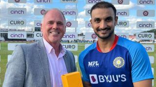 WATCH: Harshal Patel Steals Show With Quick-Fire Blitzkrieg Against Northamptonshire in T20I Warm-up Game