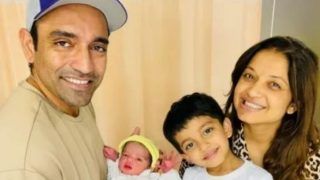 Robin Uthappa Blessed With a Baby Girl, Names Her Trinity Thea Uthappa