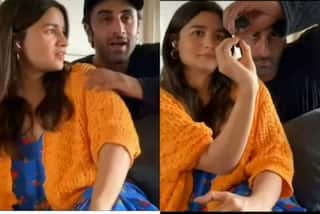 Alia Blushes as Ranbir Praises 'Biwi' Amid LIVE Session; Fans Spot Pregnancy Glow - Watch