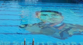 Unique Tribute: Artist Makes Largest Underwater Portrait of Late Capt Vikram Batra to Mark Kargil Diwas