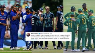 India, England, South Africa - Tri-Series? Wasim Jaffer Proposes UNIQUE Idea