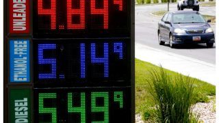 Average US Gasoline Price Falls 19 Cents To $4.86 Per Gallon