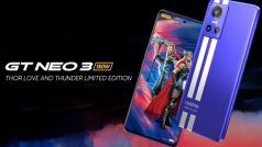 तस्वीरों में देखें 150W फास्ट चार्जिंग सपोर्ट वाला Realme GT Neo 3 Thor Love Thunder Edition, जानें खूबियां