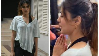 Rhea Chakraborty Spotted Outside Gym After NCB Charges Her In Drugs Case, Greets Paparazzi With Folded Hands - See Pics & Video
