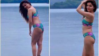 Rubina Dilaik Channels Her Inner Mermaid While Posing In A Floral Bikini On Vacation With Hubby Abhinav Shukla- See Pics & Video