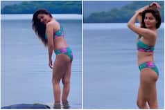 Rubina Dilaik Channels Her Inner Mermaid While Posing In A Floral Bikini On Vacation With Hubby Abhinav Shukla- See Pics & Video
