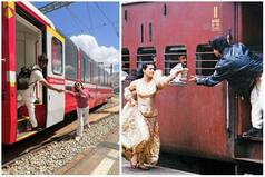 Shahid Kapoor-Mira Rajput Recreate Iconic 'DDLJ' Train Scene In Switzerland