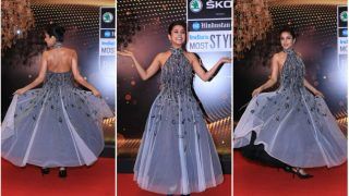 Shehnaaz Gill In A Backless Silver Gown Twirls On The Red Carpet, Check Out Her Fairytale Moment- Pics & Videos