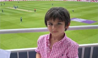 'Royalty at Oval' - Taimur Steals Show as he Watches 1st Cricket Match During Oval ODI | PICS