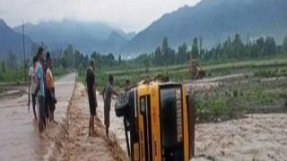Caught On Camera: School Bus Washed Away By Floods In Himachal's Champawat. Scary Video Emerges
