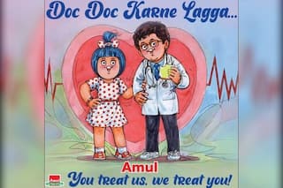 National Doctors' Day: Amul Pays Tribute to Healthcare Workers With Cute Doodle. See Post