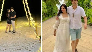 Divyanka Tripathi ने मालदीव में मनाई शादी की सालगिरह, कैमरे के सामने ही पति संग की ये 'शरारत'