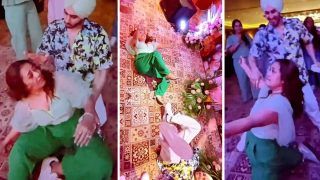 Neha Kakkar Rolls on The Floor, Performs Crazy Naagin Dance With Rohanpreet Singh, Watch Hilarious Video
