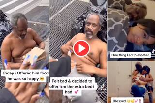 Viral Video: फुटपाथ पर पड़े शख्स से हुआ प्यार फिर उसे घर ले आई लड़की, अब देगी खूबसूरत बेबी को जन्म | देखिए