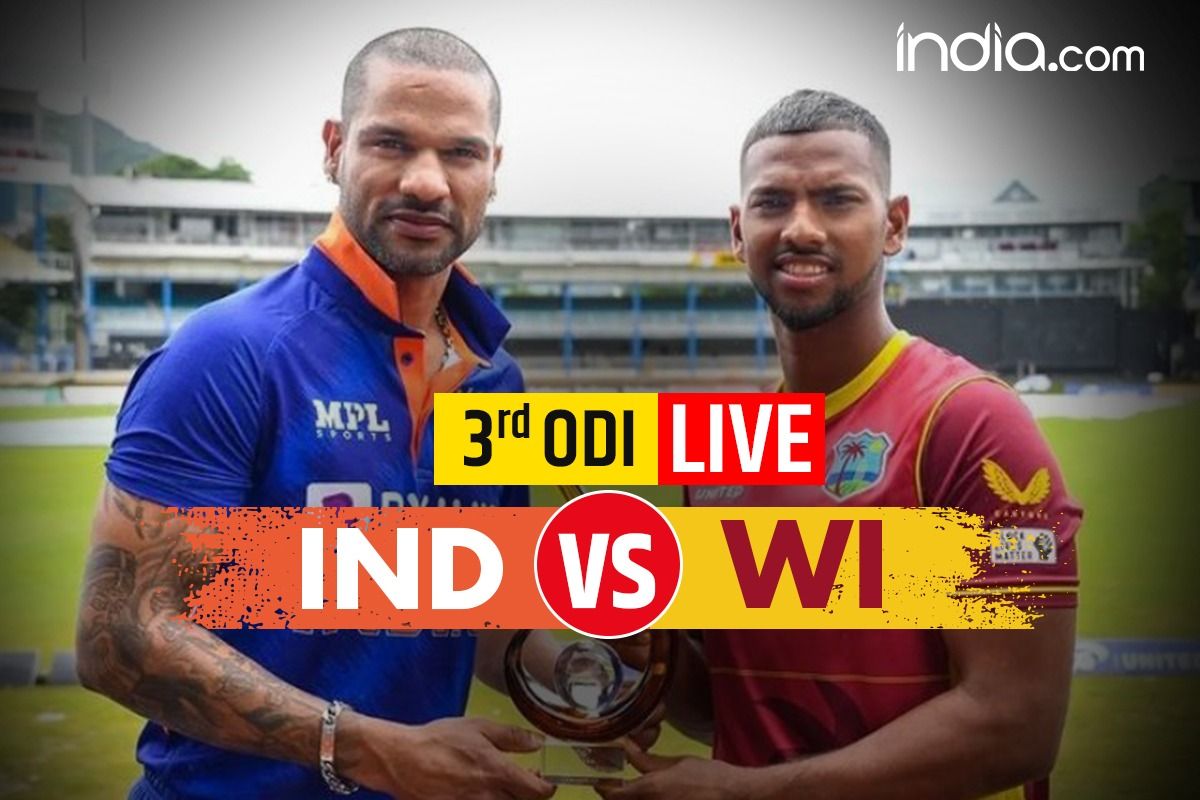 IND vs WI 3rd ODI Highlights Scorecard India Rout Windies By 119 Runs To Complete 3-0 Whitewash India Tour of West Indies 
