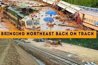 Hope From Dima Hasao: Railways Does Incredible Work To Bring Life Back To Flood Ravaged Station