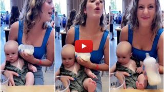 Viral Video: मम्मी ने मुंह की जगह बेबी के कान में लगा दिया मिल्क फीडर, उसके बाद जो हुआ सोच नहीं सकते आप | देखिए